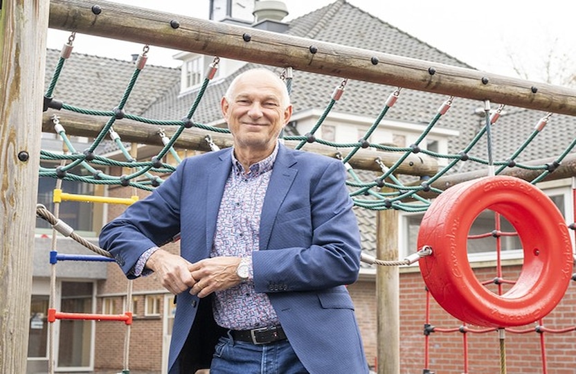 Harry Voss voor SALTO-school De Opbouw