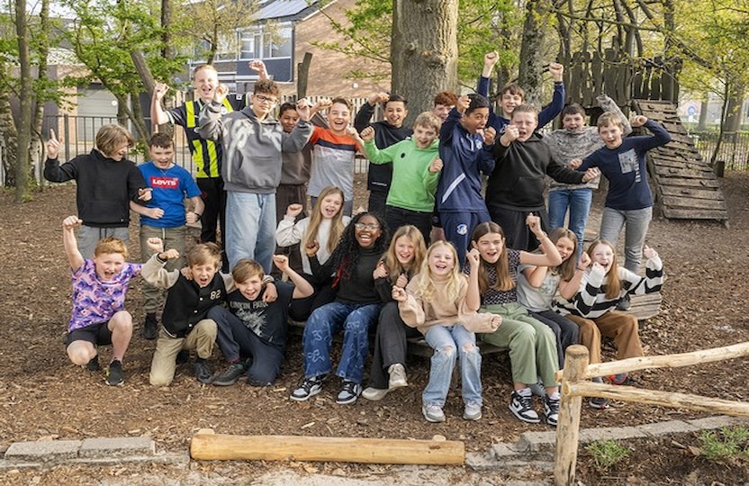 Groep 8 van SALTO-school Hanevoet