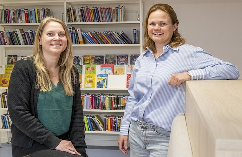 Ingrid Hofs en Maud Brands