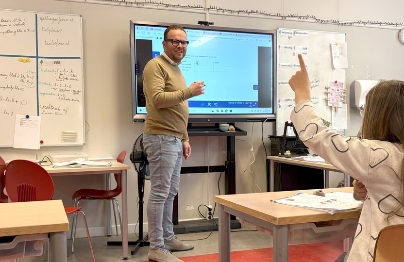 Voor de klas