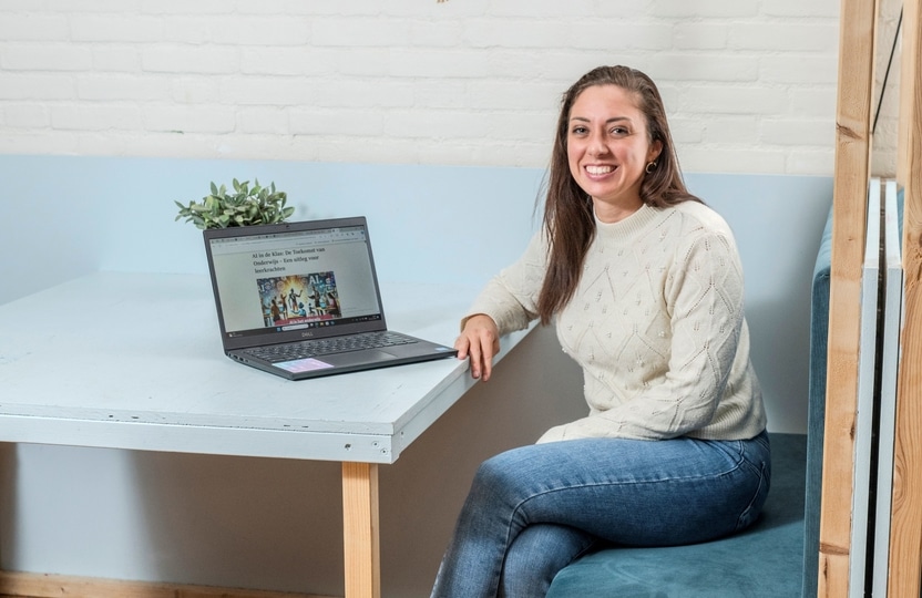 ICT-coördinator Jill Lukassen